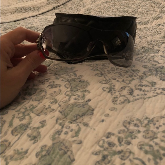 Chanel Camellia Shield Sunglasses 100% Authentic - Picture 3 of 12
